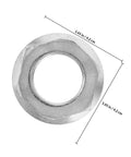 Stainless Steel Washing Machine Hub Nut Replacement Kit showing 1.65 inch diameter, heavy duty and leak proof for floors