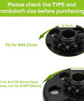12 Tooth Centrifugal Clutch With Three Quarters Inch Bore For 2 To 6.5 HP Engines 2300 RPM Engagement Fits 35 Chain For Predator 212cc Honda