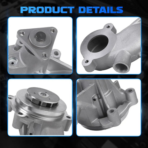 Engine Water Pump With Gasket Kit For 2011-2020 Ford F150 5.0L V8 And Mustang 5.0L 5.2L V8 showcasing detailed parts and finishes.