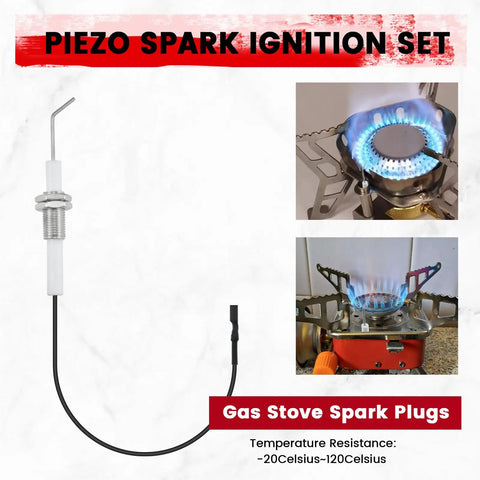 Ceramic Ignition Wire Assembly For Propane Patio Heaters Go-To Replacement Spark Plug Wire For Piezo Push Button Igniters, 11.8 Inch