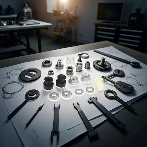 Front Lock Nut And Washer Kit For E Bike Hub Motor With 12mm Shaft Including Nut Cover And Axle All In One Front Wheel Axle Set For Electric Bicycle Secure Install And Smooth Ride, shown with tools and components on a workbench.