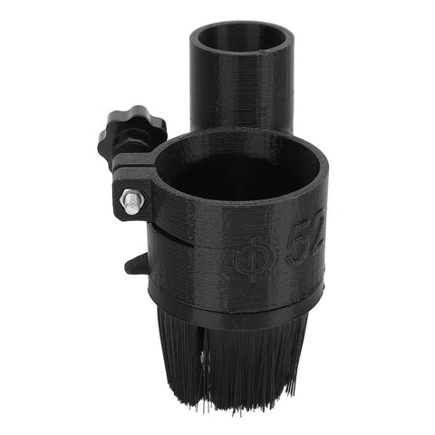 Heavy Duty Cnc Dust Shoe With Ironclad Magnet Base Fits 52Mm Spindle And 300W 500W Router, dust collection brush with clamp.