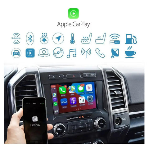 Ford Sync 2 To Sync 3 Upgrade Kit With Wireless CarPlay And 8 Inch Touchscreen GPS Navigation For F Series Trucks And SUV Lineup
