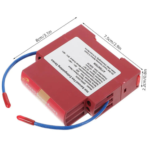 Portable Self Activating Aerosol Fire Extinguisher For Cars Trucks Suv And Boats Fast Acting Thermal Detector Keeps Your Ride Safe From Unexpected Flames With Strong Mounting Glue
