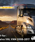 LED Roof Cab Marker Lights Kit 5 Pcs For Volvo VNL VNM Trucks 2008 2009 2010 2011 2012 2013 2014 2015 2016 2017 Waterproof DOT Approved