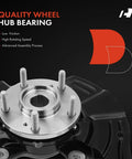 Front Right Steering Knuckle and Wheel Bearing Hub Assembly Direct Replacement for 2011 Kia Optima 2.0L Sedan