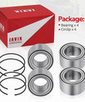 Front And Rear Wheel Bearing Kit For Can Am Maverick X3 2017 2018 2019 2020 2021 2022 2023 Beefed Up Steel Cover