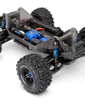 Widemaxx Red Ready To Rip RC Monster Truck With Clipless Body Mount System Delivers 55 Plus MPH Straight From The Box On A 4S LiPo