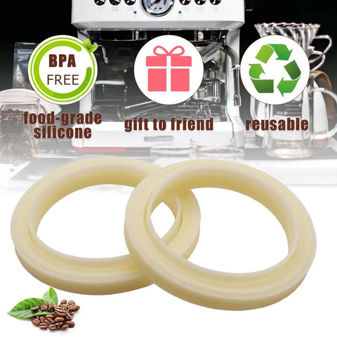54mm Silicone Steam Ring Two Pack For Breville Espresso Machines Easy Fit Gasket Replacement, food-grade silicone rings
