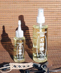 Camellia Oil For Knife Maintenance And Rust Prevention, 100 Percent Pure Tsubaki Oil For Carbon Steel Tools, Lubricant And Cleaner For Knives, Scissors, Garden Tools And Machinery, 3.4 Oz. spray bottle with 100 ml bottle and knife