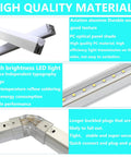 High quality materials of Geometric Hexagon LED Shop Light for garage and workshop with ultra bright high output and durable construction