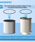 Diagram showing 6.7L Cummins Fuel Filter Water Separator Kit For Ram 2500 3500 4500 5500 Diesel Trucks 2019 2020 2021 2022 2023 2024