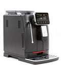 Straight Up One Touch Super Automatic Espresso Machine With Six Preprogrammed Drinks And Four Custom Profiles Featuring Kickass Auto Frothing For Your Dream Home Barista Corner, sleek black design with control panel.