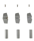 Three Handle Reno Ready Remodel Kit For American Standard Colony Faucets Chrome Finish Bath Tub And Shower Valve Replacement parts