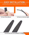 Archery Limb Silencers for Recurve and Traditional Bows, Dampeners with Strong Adhesive Backing installation steps