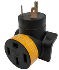 Slick Nema Tt-30p To 14-50r Ev Charging Adapter, heavy duty black plastic, designed for fast home EV charging.
