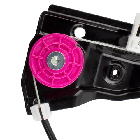 Chevrolet Volt Window Regulator With Motor Front Right Passenger Side Fits 2011 2012 2013 2014 Hatchback 1.4L L4 PHEV pulley detail.