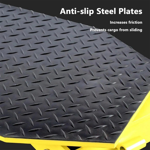 Heavy Duty Machinery Mover With Grippy Handle And Ball Bearing Wheels For Smooth Sailing Factory Moves featuring anti-slip steel plates.