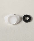 4 Pack 101237 Cup Seal And Diverter Gate For Tub Spout Bath Faucet Leak Fix Parts, white and black rubber seals for plumbing.
