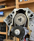 Four Pole 58X Cam Gear Sprocket For LS Engines 3 Bolt Setup installed in engine block