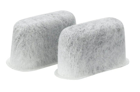 Two charcoal filters from Triple Pack Charcoal Water Filters For Coffee Makers With Water Filter Holders, DCC-RWF Compatible