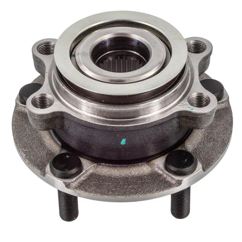 Front Hub Bearing Assembly For Nissan Leaf And Juke 2011 To 2017 With 4-Lug, ABS, 29-Spline Ball, Bolt-On Direct Fit, Pre-Greased And Pre-Sealed