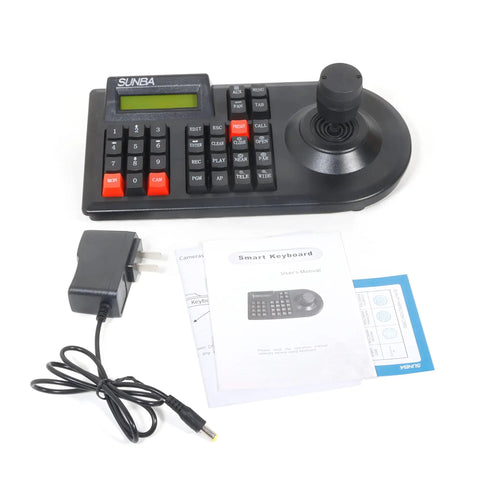 Analog 3D PTZ Keyboard Controller For CCTV Dome Cameras Pan Tilt Zoom With RS485 Pelco D And P Support Compatible With AHD Setup