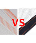 Comparison of stitching on All-Weather Rectangle Sun Shade Sail For Outdoor Porch And Patio, UV Block And Rain Resistant Canopy Cover
