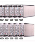 Heavy Duty 120 Plate Brazed Heat Exchanger Built With Food Grade SUS304 Stainless Steel And Pure Copper Core multiple sizes displayed