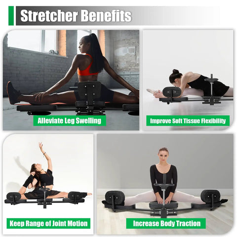 180 Degree Leg Stretching Machine With Steel Frame For Deep Splits And Yoga Training showing benefits