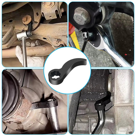 Two Pack Pry Bar Wrench Adapter And Ratchet Attachment For One Half Inch Drive Crowbar Head For Tight Space Auto Repair…