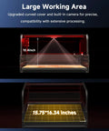 Falcon2 Pro 22W Enclosed Laser Engraver With Air Assist And HD Camera Positioning, Auto Fan, Class 1 Safety, Dope Pro Grade Cutter