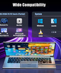 Laptop setup showcasing Hella Fast Eighty Gbps M Two Nvme Ssd Enclosure Compatible With Thunderbolt Three and USB Four