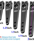 25T Aluminum Servo Arm Horns Set 1.5 Inch 5 Size Options Durable 25T Steering Arms For Futaba Hitec Savox Power HD Xcore Servos