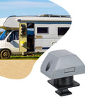 RV Push Button Cabinet Locks Latch For Motorhome Camper Yacht Doors And Drawers Gray Nylon And Stainless Steel Construction 15mm Panel Easy Install Heavy Duty Secure Cabinet Catch