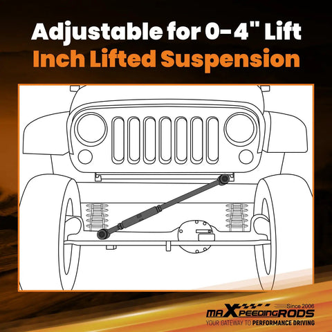 Adjustable Front Track Bar For RAM 1500 2500 3500 4WD 1994 To 2002 Heavy Duty Steering Stabilizer Replacement For Lifted Rigs Reduces Wobble And Improves Handling. Jeep front suspension diagram, 0-4 inch lift