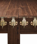 Built Tough Table Leaf Latches Rock Solid Extension Connectors Zero Fuss Assembly Galvanized Steel Satin Finish Hardware For Dining Tables Desks And Drawers 4 Pack Set on wooden table edges