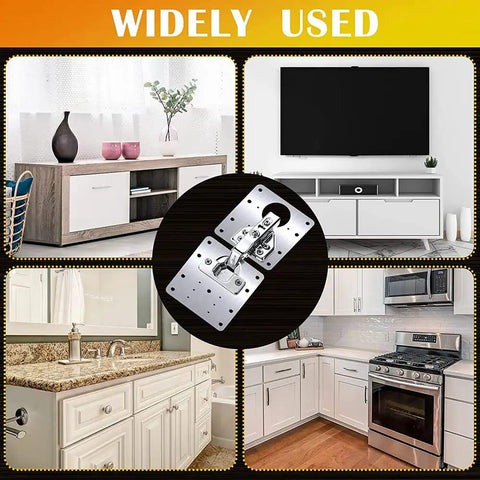 Widely used areas with Stainless Steel Cabinet Hinges Repair Plate Kit For Kitchen Cupboard Doors and various furniture.