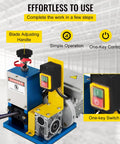 Automatic Electric Wire Stripping Machine 0.05 To 0.98 Inch Range with blade adjust handle and one-key control in workshop