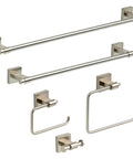 Maxted 24 Inch Satin Nickel Towel Rack For Bathroom Wall Mounted Towel Bar With Durable Rust Resistant Finish Easy Install