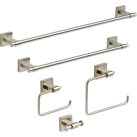 Maxted 24 Inch Satin Nickel Towel Rack For Bathroom Wall Mounted Towel Bar With Durable Rust Resistant Finish Easy Install