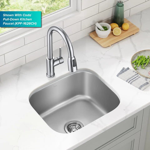 Undermount 15 Inch 18 Gauge Stainless Steel Kitchen Bar Sink With Noise Defend Soundproofing And Built To Last Commercial Grade Satin Finish