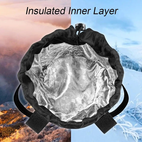 Insulated Bike Water Bottle Holder Bag With Phone Storage For Kids And Adults No Tool Needed Mount Inner Layer Close-up