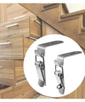 Heavy Duty Duck Mouth Buckle Hook Set for Cabinets Wooden Boxes Metal Spring Hasps Latch Clamps against wooden drawers