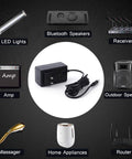 UL Listed 15V 2A Power Supply Charger With Wide 100V To 240V Input Output 15V 2A 30W Universal 5.5mm x 2.1mm Or 5.5mm x 2.5mm DC Plug Switching Transformer Adapter For Your Devices, black AC adapter