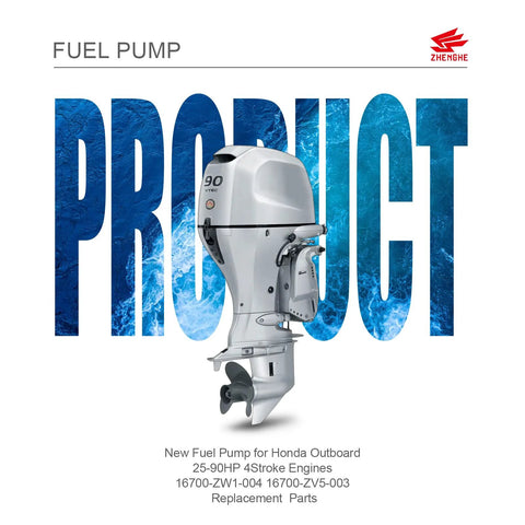 Direct Fit Honda Outboard Fuel Pump Replacement For 25HP To 90HP 4 Stroke Engines That Keeps Boats Running Compatible With 16700 ZW1 004 And 16700 ZV5 003 Replacement Parts Ideal For Boats And Small Crafts.