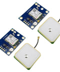 2 Pack Positioning Logic Node For Prototyping And MCU Projects With GY-NEO6MV2 Data Acquisition Module and Ceramic Signal Element