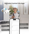 Smart Lock With Built In WiFi Keyless Entry And Display No Key Needed Front Door Deadbolt For Home And Rental Use 100 PIN Codes IP54 Weather Rating BHMA Grade 3 Security Silver.