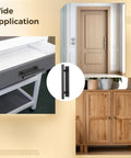 30 Pack Peel And Stick Cabinet Handles For Kitchen, Closet And More 6 Inch Self Adhesive Drawer Pulls Plastic No Drill Install Includes 60 Stickers For A Quick Budget Friendly Home Makeover And Cohesive Look. Wide application on cabinets, door, and dresser