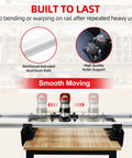 Router Sled For Flattening Slabs Three Axis 48 Inch Height Adjustment System Slab Flattening Jig With Durable Rails